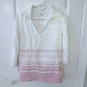 Sigrid Olsen 100% Linen Tunic